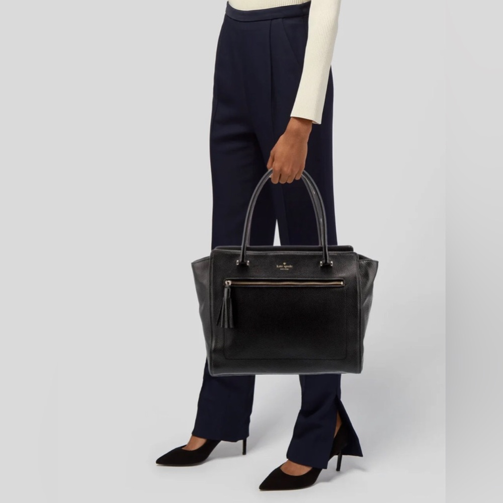 KATE SPADE NEW YORK Chester Street Allyn Leather Tote Bag. Size L